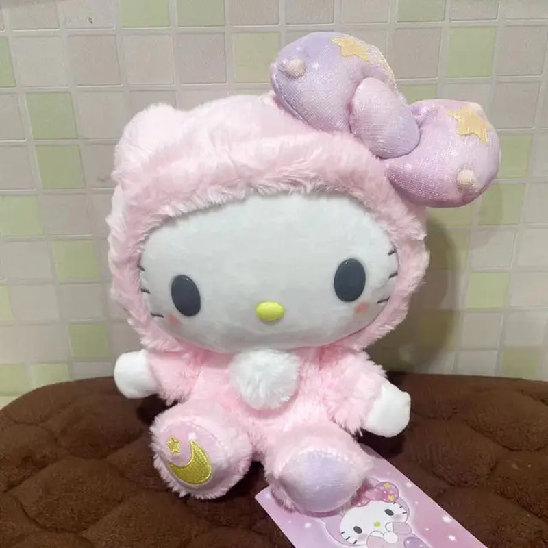 20CM Kuromi Hello Kitty Melody Cinnamorol Pochacco Plush Toys Soft Tuffed Animals Christmas Birthday Christmas Graduation Gifts